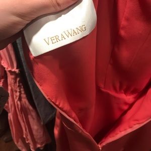 Vera Wang Pink Silk Tank Dress with Sash Size 2
